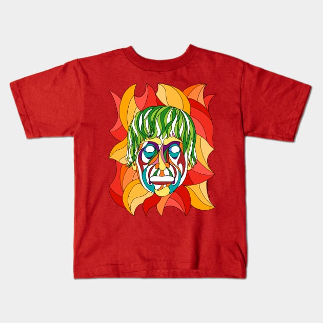 Visage Grimace Kids T-Shirt by AzureLionProductions